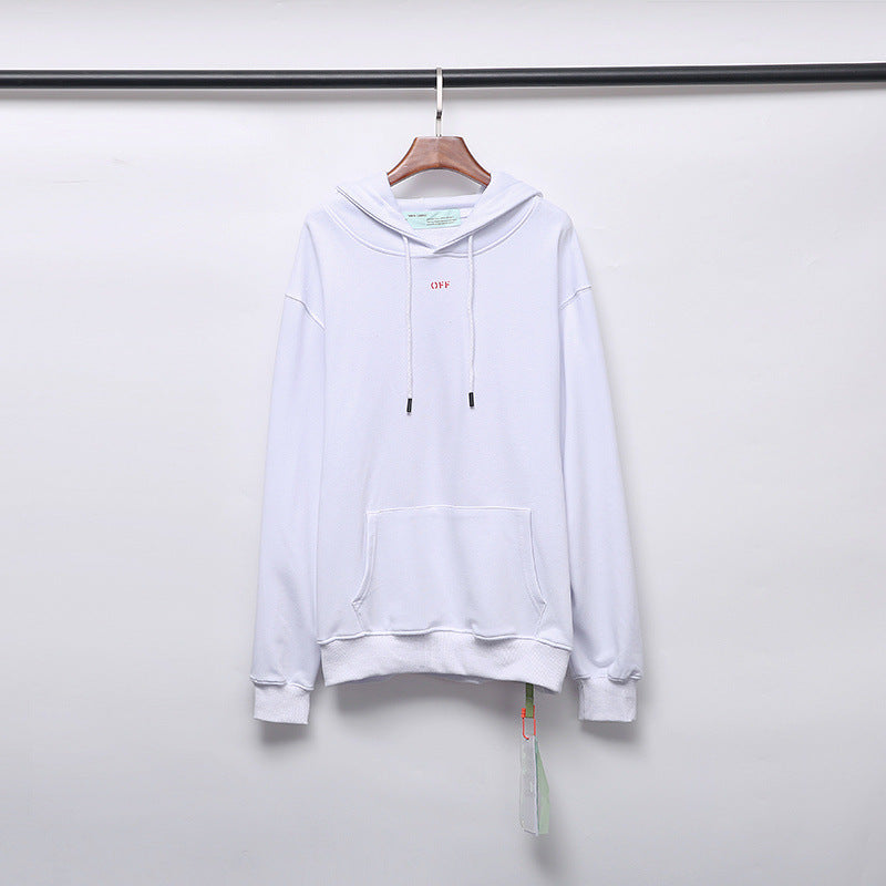 Back Splash Ink Spray Paint Arrow Pure Cotton Terry Hooded Ow hoodie