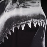 GVC Hoodie Black and White Shark Print Loose Pure Cotton Couple