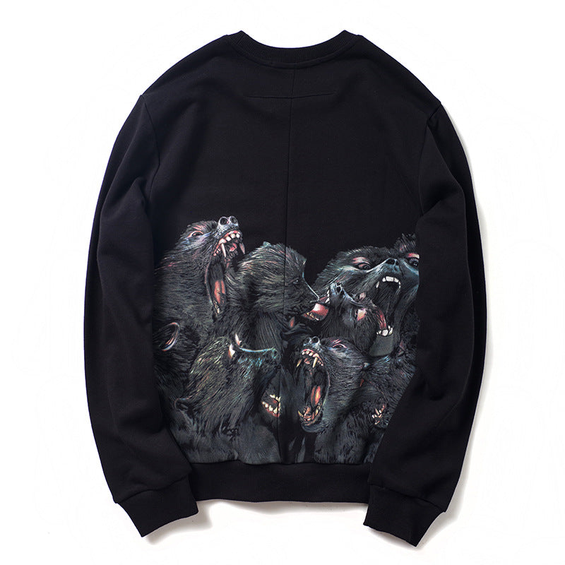 GVC Hoodie Baboon Pattern Sweater Autumn and Winter Loose Cotton