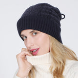 Women Winter Hats Hat Scarf for Men and Women Autumn and Winter Knitting Sleeve Cap