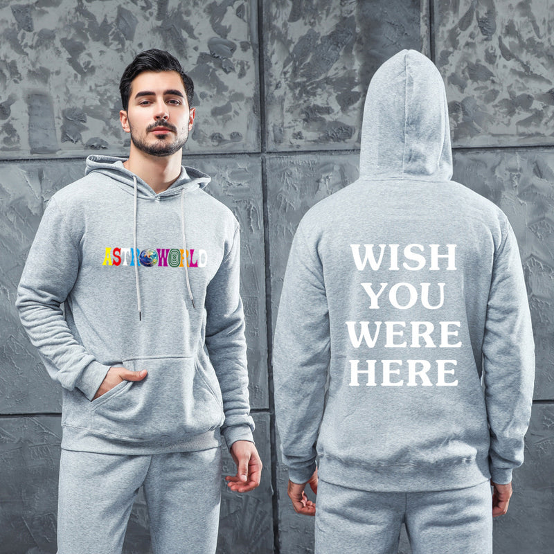 Men Graphic Hoodie Travis Scott Astroworld Sweater Fashion Men and Women Hooded Pullover Coat