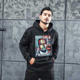 Men Graphic Hoodie Fashion Men's and Women's Sports Couple Fleece-Lined Sweatshirt