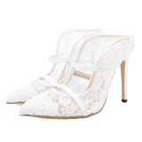 Nude Heels for Wedding High Heel Slippers