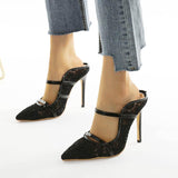 Nude Heels for Wedding High Heel Slippers