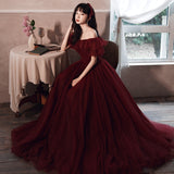 Burgundy Dresses For Wedding Long Slimming Maternity Wedding Dress
