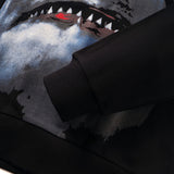 GVC Hoodie Shark Pattern Cotton Loose Hooded Sweater Fleece