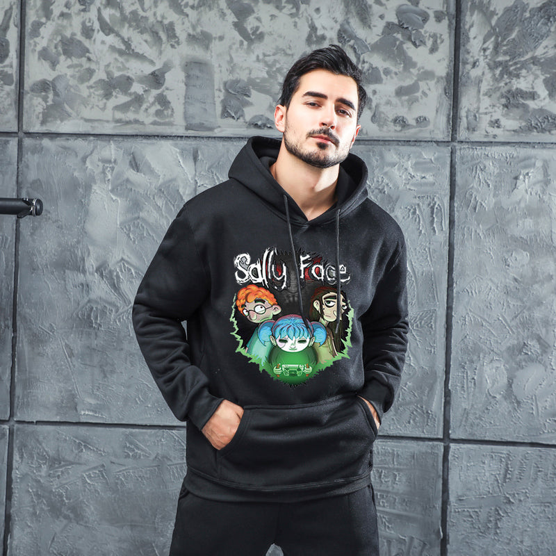 Men Graphic Hoodie Sally Face Hoodie Adventure Puzzle Solving Casual Fashion Men and Women Sports Sweater