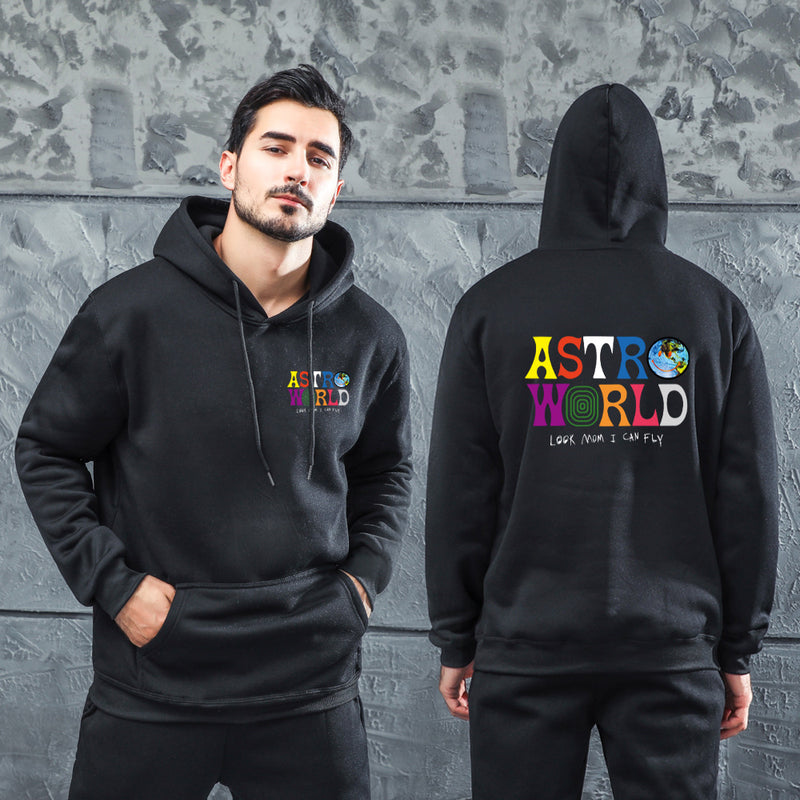 Men Graphic Hoodie Travis Scott Astroworld Sweater Fashion Men's and Women's Hooded Pullover
