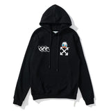 Graffiti Arrow Print Sweater off Loose Men and Women Couple Terry Hooded Jacket Owt
