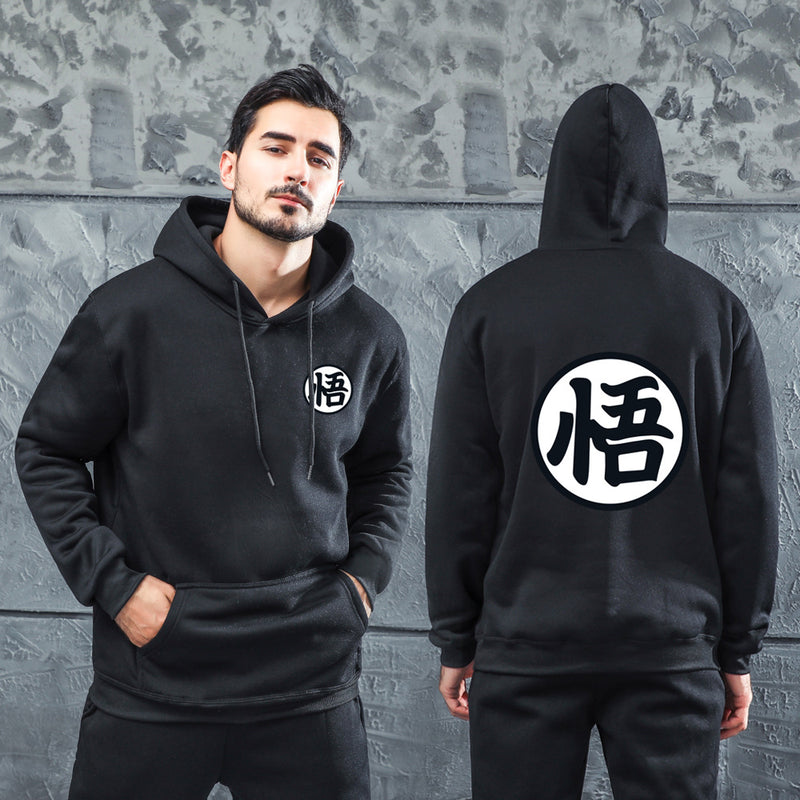 Men Graphic Hoodie Street Men 'S Sweater Couple Casual Sports Hooded Top