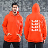 Men Graphic Hoodie Fall Winter Men Sweater Fashion Letter Printing Men