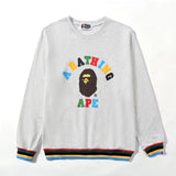 Shark Print Sweatshirts Autumn And Winter New Camouflage Color Printed Logo Male And Female Couples Wear Pullover