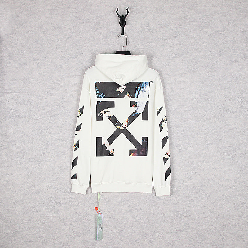 off Ow Men and Women Couple Zipper Jacket hoodie
