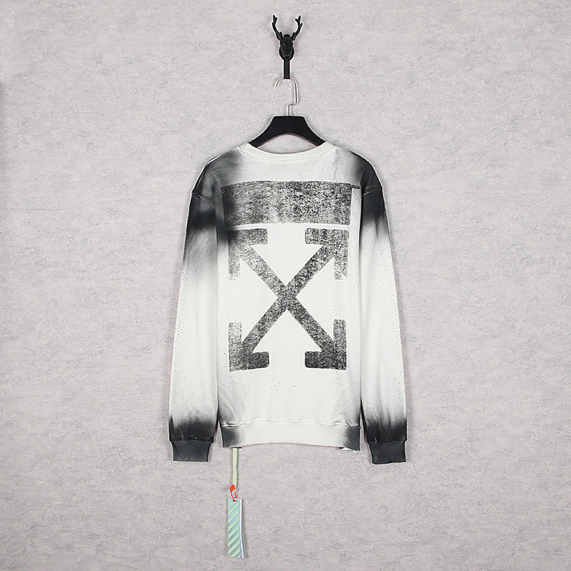 round Neck Starry Sky round Neck Sweater Men and Women Couple Arrow Bottoming Shirt sweatshirt