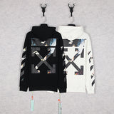 off Ow Men and Women Couple Zipper Jacket hoodie