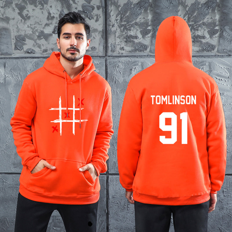 Men's Graphic Hoodie Men's Rock Sweater Louis Tomlinson 91 One-Way Combination One Direction 1D