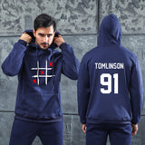 Men's Graphic Hoodie Men's Rock Sweater Louis Tomlinson 91 One-Way Combination One Direction 1D
