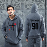 Men's Graphic Hoodie Men's Rock Sweater Louis Tomlinson 91 One-Way Combination One Direction 1D