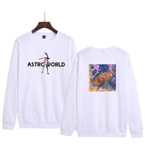 Travis Scott Astroworld Hoodie Casual Autumn and Winter round Neck Sweatshirt