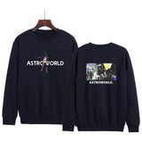Travis Scott Astroworld Hoodie Casual Autumn and Winter round Neck Sweatshirt