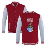 Travis Scott Astroworld Hoodie Loose Baseball Uniform Coat