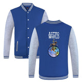Travis Scott Astroworld Hoodie Loose Baseball Uniform Coat