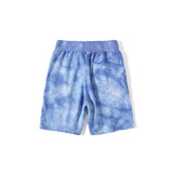 Shark Print Shorts Summer Classic Tie-Dye Men'S And Women'S Casual Shorts Middle Pants