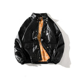 Shark Print Coat Spring And Autumn Fashion Brand Leather Jacket Youth Fashion Leather Jacket