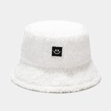 Smiley Face Cap Autumn and Winter Hat Winter Bucket Hat