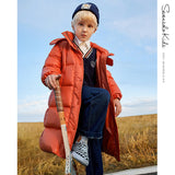 Women's Winter Clothing Children's Mid-Length Thick down Jacket Children GIRL'S down Coat