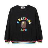 Shark Print Sweatshirts Autumn And Winter New Camouflage Color Printed Logo Male And Female Couples Wear Pullover