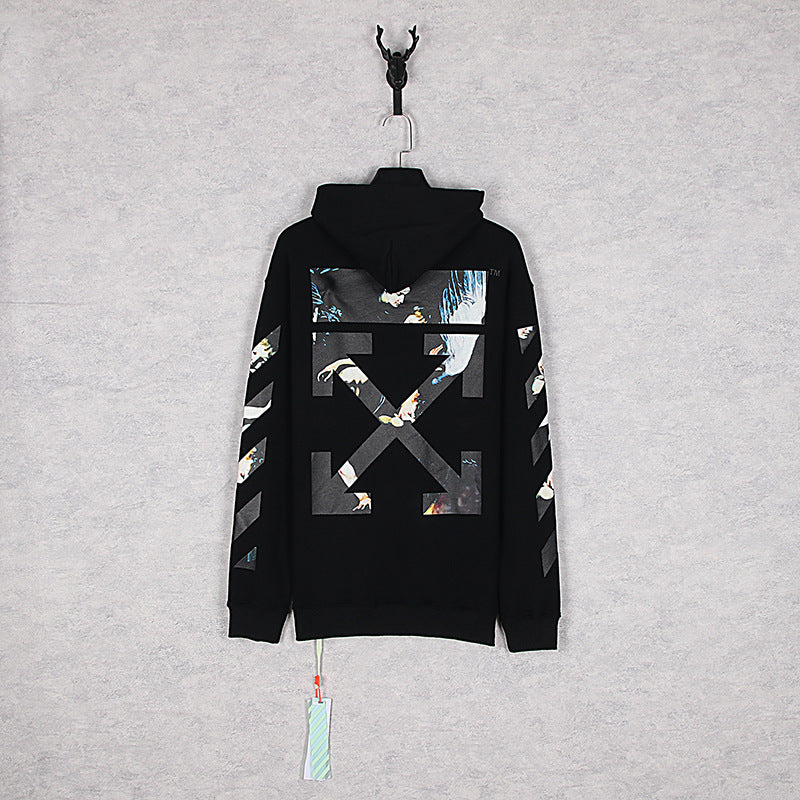off Ow Men and Women Couple Zipper Jacket hoodie