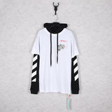 Autumn Large Size Loose Long Sleeve Fake Two Pieces Pullover hoodie