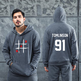 Men's Graphic Hoodie Men's Rock Sweater Louis Tomlinson 91 One-Way Combination One Direction 1D