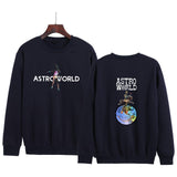 Travis Scott Astroworld Hoodie Casual Autumn and Winter round Neck Sweatshirt