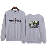 Travis Scott Astroworld Hoodie Casual Autumn and Winter round Neck Sweatshirt