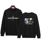 Travis Scott Astroworld Hoodie Casual Autumn and Winter round Neck Sweatshirt