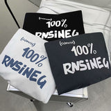 Men Sweatshirts Letter Long Sleeve T-shirt Men's Casual Sweater Loose