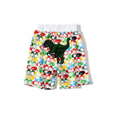 Shark Print Shorts Shark Head Little Dinosaur Camouflage Casual Shorts Fifth Pants Middle Pants
