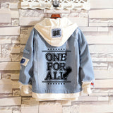 Comic Denim Jacket Anime Clothes Denim Jacket