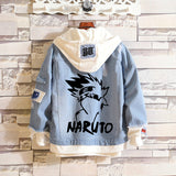 Comic Denim Jacket Casual Loose Denim Jacket
