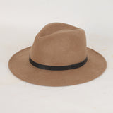 Fedora Golf Hats Autumn and Winter White Hat Female Wool Cowboy Hat