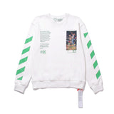 round Neck Top off Autumn and Winter Printed Beauty Crew Neck Cotton Sweater sweatshirt