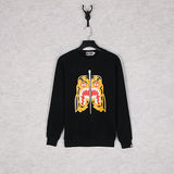 Shark Print Sweatshirts Autumn And Winter Printing Male And Female Couples Wear Brushed Hoody