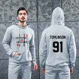Men's Graphic Hoodie Men's Rock Sweater Louis Tomlinson 91 One-Way Combination One Direction 1D