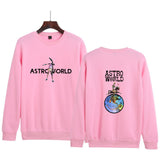 Travis Scott Astroworld Hoodie Casual Autumn and Winter round Neck Sweatshirt