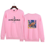 Travis Scott Astroworld Hoodie Casual Autumn and Winter round Neck Sweatshirt