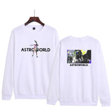Travis Scott Astroworld Hoodie Casual Autumn and Winter round Neck Sweatshirt