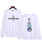 Travis Scott Astroworld Hoodie Casual Autumn and Winter round Neck Sweatshirt