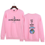 Travis Scott Astroworld Hoodie Casual Autumn and Winter round Neck Sweatshirt